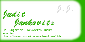 judit jankovits business card